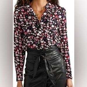 030 Equipment Femme Large Floral Tunic